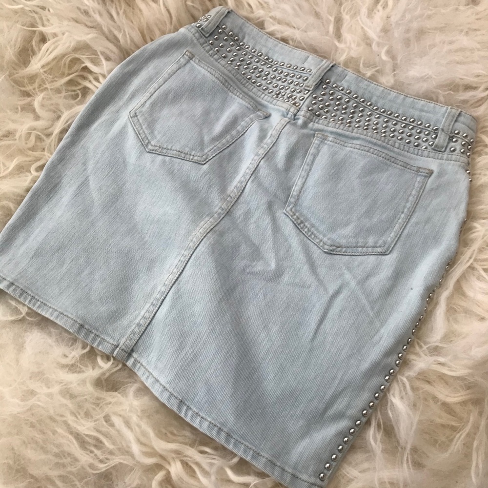 IRO Naomi Studded Denim Skirt - Picture 4 of 9